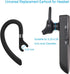 Replacement Ear Hooks for Earpiece, AMZLUV Soft Silicon Flexible Clips for Single-Ear Bluetooth Headset