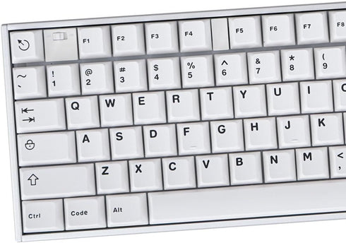White Keycaps Set, Cherry Profile Doubleshot Bow Keycaps, 120 Keys Custom Keyboard Keycap for 60% 65% 70% 75% Cherry MX