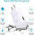 Type C Charger, USB C Android Phone Wall Charger Block & 6.6ft Fast Charging Cable for Samsung Galaxy S22/S22+/S22
