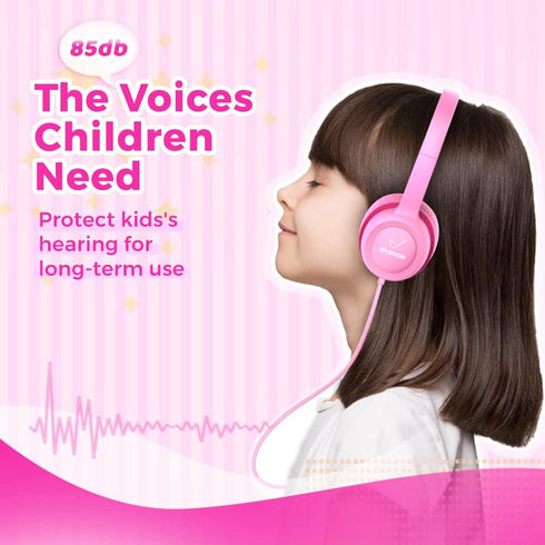 Kids Headphones, Wired Ear Headphones for Kids with Safe Volume Limiter 85dB, 3.5mm Jack Wired for Children/School