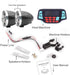UTV ATV Bluetooth Amplifier Sound System, Hand-free Speakers FM USB Audio System with 12V Motorcycle Waterproof Speakers
