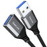 QianLink USB Extension Cable (3.3FT), USB 3.0 Extension Cable Nylon Braided Compatible with Webcam, Camera, Phone, USB