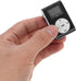 Gadpiparty Mp3 Clip Player Mini USB Music Player with LCD Screen Support Micro Card Rechargeable Battery Compact Design