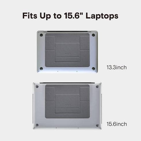 MOFT Laptop Stand for Desk, Adhesive Stand with 2 Adjustable Viewing Angles, Portable for MacBook Air & Pro