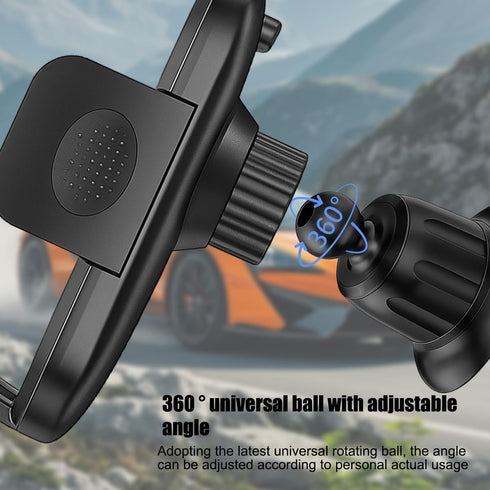 TNAIYH Car Phone Holder, Shockproof Vehicles Vent Phone Mount with Metal Hook Clip, Handsfree Automotive Interior