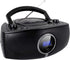 HANNLOMAX HX-316CD CD/MP3 Boombox with Bluetooth, AM/FM Radio, USB Port, LCD Display, Aux-in, AC/DC Power Source (Black)