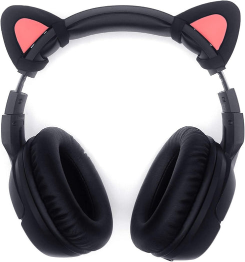 Headsets, REEYEAR Cute Cat Ears Fits HypreX Cloud/Stinger/Cloud Flight Universal Fit Lovely Kitty Adjustable Attachment
