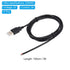 PATIKIL 1.5M/5Ft 5V 3A USB Pigtail Extension Power Cable, 5 Pcs 22AWG Connector for DIY Equipment Repair