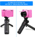 Easy Hood Camera Case for Sony ZV-1 with Removable Lens Cover, Anti-Scratch Slim Fit Silicone - Pink