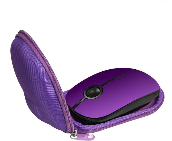 Hermitshell Hard Travel Case for Vssoplor/Jelly Comb Slim Wireless Mouse, Only Case, Purple
