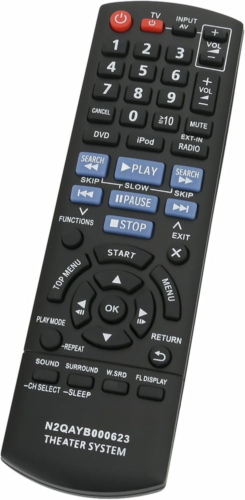 New N2QAYB000623 Remote for Panasonic SC-XH150 SA-XH150 Home Theater System