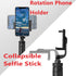 66" Selfie Stick Tripod for Cell Phone & Camera, Expandable Tripod with Remote Control, Portable for iPhone/Gopro