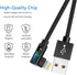 Hi-Mobiler Fast Charging Cable, 3ft Right Angle Cable,3 Pack Nylon Braided Fast Speed Data Sync Charging Cord Powerline Compatible with Phone 13/12/11/Pro/Xs Max/XS/XR/7/7Plus/X/8/6/SE(Black, 3FT) by Hi-Mobiler