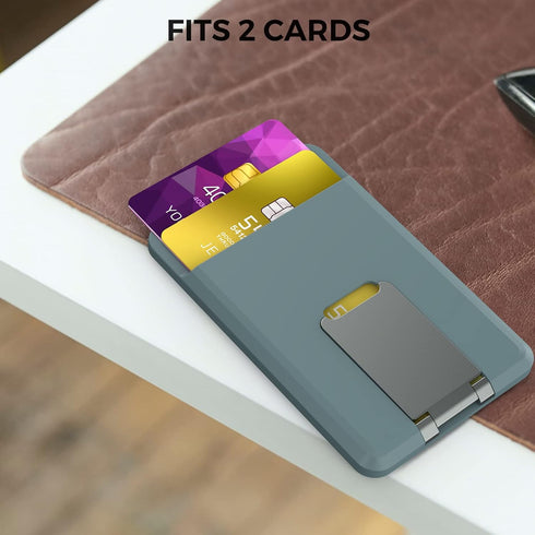 BIAJIYA Card Holder for Back of Phone, MagSafe Magnetic Silicone Wallet Compatible with iPhone 16/15/14/13/12/12 Pro/12