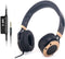 MONODEAL Active Noise Cancelling Headphones with Microphone, Folding Lightweight Travel Headsets, Hi-Fi Deep Bass