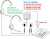 RJ9 Telephone Training Adapter Y Splitter for Headset or Handset, Compatible with Norstar, Nortel, Avaya, Mitel