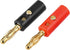 X AUTOHAUX 10pcs Banana Plugs 4mm Speaker Wire Connector, Open Screw Type for Car Speaker Wire