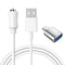 MSUALZO Rose Charger Replacement 2.7FT 1-Pin Single Point Magnetic USB Charger Cable, 5V/1A
