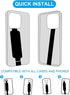 MECCANIXITY Phone Grip Strap, Portable Wrist Strap Silicone Elastic Cord with Handle for Phone Case, Mint Green