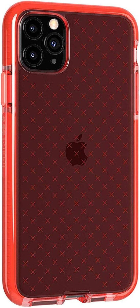 tech21 Evo Check Phone Case for Apple iPhone 11 Pro, 12 ft. Drop Protection, Coral
