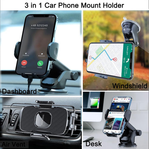 Car Cell Phone Holder Mount for Ford F150, F-150, Maverick, Bronco, Ranger, Explorer, Edge, Fusion