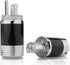 Monosaudio Audiophile Power Plug Black Carbon Fiber Transparent 10A/250V Audio Connector for DIY Power Cord