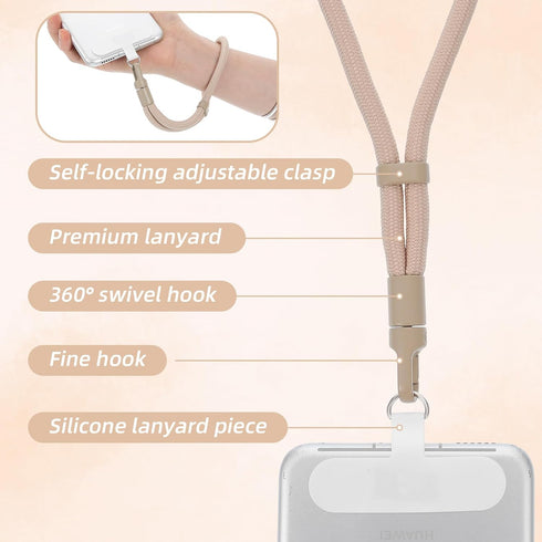 Sorcristy Phone Wrist Strap, Lanyard Hand Universal Adjustable Phone Wristlet, Tether Anti Theft Wrist Lanyard