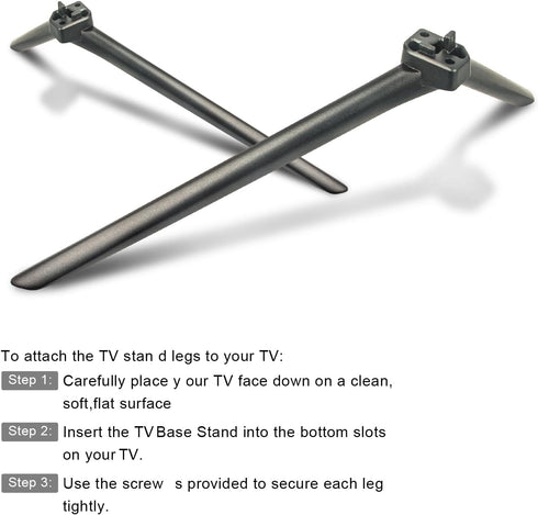 AIDITIYMI 75H8G HU75A6860FUW 75 Inch H8G 4K 2020 TV Base Stand, TV Stand Legs Replacement Compatible with Hisense Class