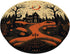 Halloween Vintage House Pumpkins Horror Spooky Bats Moon PopSockets Standard PopGrip