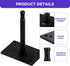 Studio Baby Pin Plate Wall Ceiling Mount, 3.9" Mini Lighting Wall Holder with 5/8" Stud for Photo Studio Light Stand