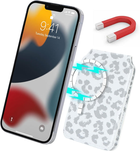 Cavor Magsafe Wallet for Apple Wallet Magsafe Magnetic Phone Magsafe Wallet 14 Pro Max/14 Pro/14/14 Plus/13/12 MagSafe Card Holder,Phone Wallet Stick On,Phone Case Credit for iPhone15/ 14/13/12,White