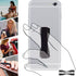 LOVEHANDLE Universal Phone Grip for Most Smartphones, Mini Tablets and Cases, Hibiscus Purple Design Elastic Strap with
