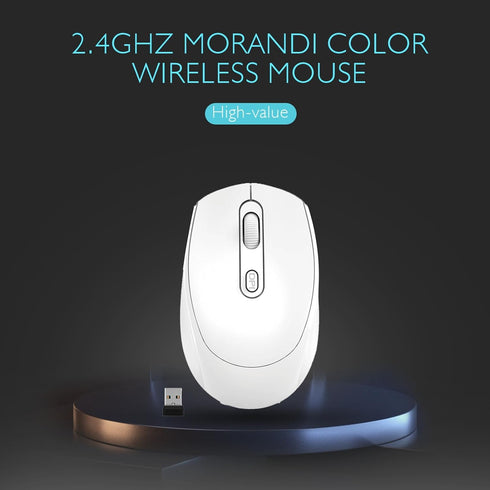 ONE-UP Wireless Mouse, 2.4G Silent Mouse with USB Nano Receiver for Laptop, Chromebook, PC, Mac, Windows