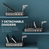 Charging Station for Multiple Devices - 75W 6 Port Charger with 3 PD 20W USB C Fast Charging Ports