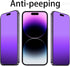2 PCS Anti-Blue Privacy Anti-Glare Tempered Glass for iPhone 14 Pro Max Matte Anti-Spy Screen Protector Anti-Peeping Film Anti-scratch Full Covered 6.7 inch