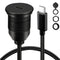 BATIGE Single Port Type C 3.1 Car Flush Mount Cable USB C 3.1 Panel Mount Male to Female Extension Cable 3ft