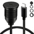 BATIGE Single Port Type C 3.1 Car Flush Mount Cable USB C 3.1 Panel Mount Male to Female Extension Cable 3ft