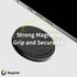 bitplay Magnetic Phone Grip for MagSafe, Finger Holder and Kickstand for Smartphones, Adhesive Metal Ring Included