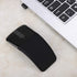 Travel Wireless Mouse, Thin Portable Folding Optical Mouse with Receiver for Computer