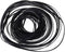 hejhncii 50 Pcs 3Mm Wide Flat Cassette Tape, Machine Belt Common Rubber Belt,