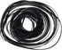 sara-u 50PCS Universal Assorted Common Flat Rubber Belt Mix Cassette Tape Machine Belt