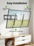 USX MOUNT 37"-95" 600x400mm 132lbs, 16", 24" Tilting TV Wall Mount for Most Flat Curved Screen Television, TV Bracket