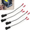 lekudo 4 PCS Car Speaker Wiring Harness Plug Connector, 72-5600 Waterproof Shell Heat-Resistant