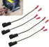 lekudo 4 PCS Car Speaker Wiring Harness Plug Connector, 72-5600 Waterproof Shell Heat-Resistant