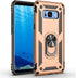 Military Grade Drop Impact Case for Samsung Galaxy S8 Plus 6.2 inch | 360 Metal Rotating Ring Kickstand Holder with