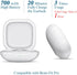 Jinstyles Wireless Charging Case for Beats Fit Pro, Portable Charger Replacement with Bluetooth Pairing Sync Button,
