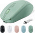 Bluetooth Wireless Mouse USB C for MacBook Air Pro/iMac, Rechargeable Silent Ergonomic Mouse for Office and Gaming
