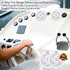 Pyle Marine Speakers - 5.25 Inch 2 Way Waterproof Outdoor Audio System, 180 Watt Power, 1 Pair, White