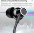 Wireless Waterproof Sports Earphones with 50 Hours Playback, Bluetooth Earphones with Microphone for Gym Running