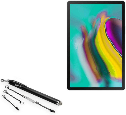 BoxWave Stylus Pen Compatible with Samsung Galaxy Tab S5e LTE - EverTouch Capacitive Stylus, Jet Black